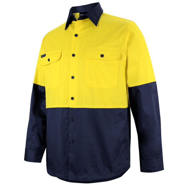 6HWSL JB's Hi Vis L/S 150g Shirt Thumbnail