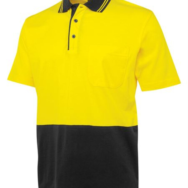 6CPHV Men's JB's Hi Vis S/S Cotton Polo Thumbnail