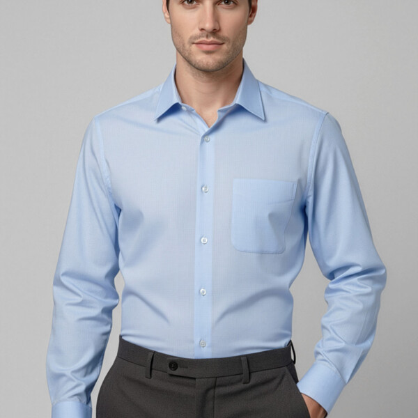 S10210 Men's Luxe Long Sleeve Shirt Thumbnail