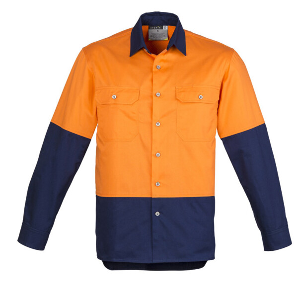 ZW122 Mens Industrial Long Sleeve Shirt Thumbnail