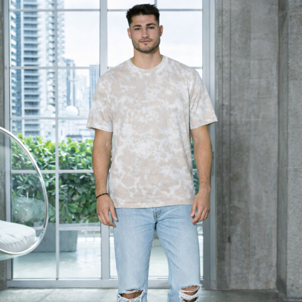 1385 Unisex Bleach Out Dyed T-Shirt Thumbnail