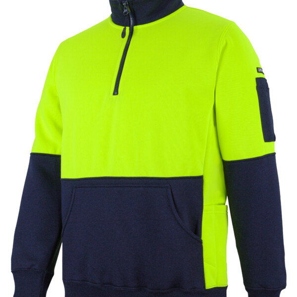 6HVPZ JB's Hi Vis 330G 1/2 Zip Fleece Thumbnail