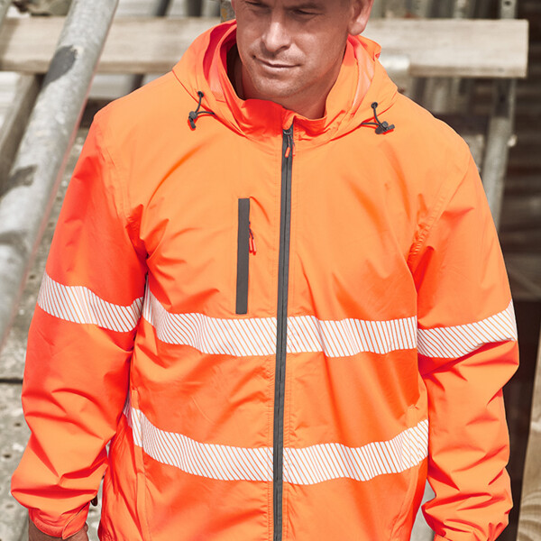 ZJ560 Unisex Super Light Segmented Tape Packable Rain Jacket Thumbnail