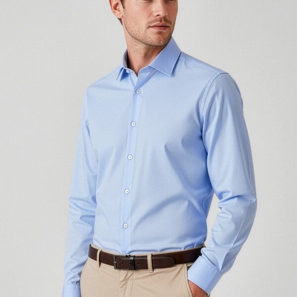 RS969ML Mens Charlie Slim Fit Long Sleeve Shirt Thumbnail