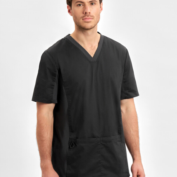 CST043MS Riley Mens Stretch Scrub Top Thumbnail
