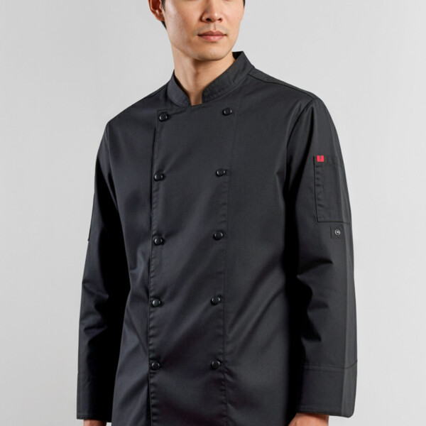 CH430ML Gusto Mens Long Sleeve Chef Jacket Thumbnail