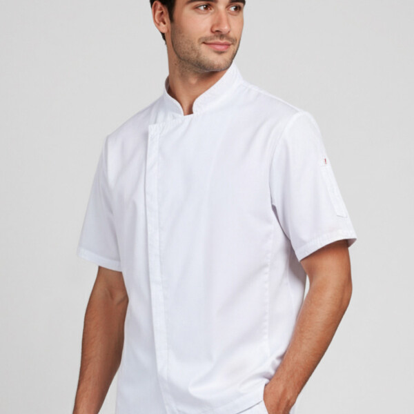 CH330MS Alfresco Mens Short Sleeve Chef Jacket Thumbnail
