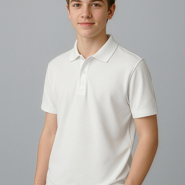 P400KS Crew Kids Short Sleeve Polo Thumbnail
