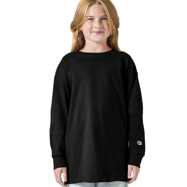 CH1751 Youth Cotton Jersey Long Sleeve T-Shirt Thumbnail